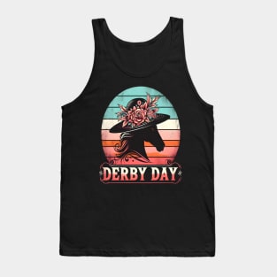 Cute Horse 150th Derby Day 2024 Horse racing Fascinator Tank Top
